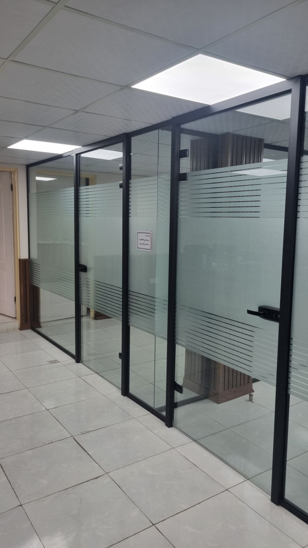 پارتیشن شیشه ای